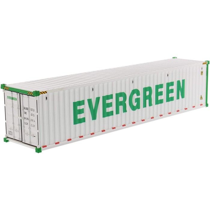 Diecast Masters 91028A - 40 ft Refrigerated Shipping Container EverGreen - Scale 1:50