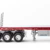 Drake ZT09123 AUSTRALIAN Maxitrans Freighter B Double Trailer Set Silver & Red - Scale 1:50