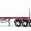 Drake ZT09123 AUSTRALIAN Maxitrans Freighter B Double Trailer Set Silver & Red - Scale 1:50