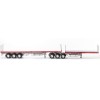 Drake ZT09123 AUSTRALIAN Maxitrans Freighter B Double Trailer Set Silver & Red - Scale 1:50