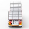 Drake ZT09123 AUSTRALIAN Maxitrans Freighter B Double Trailer Set Silver & Red - Scale 1:50