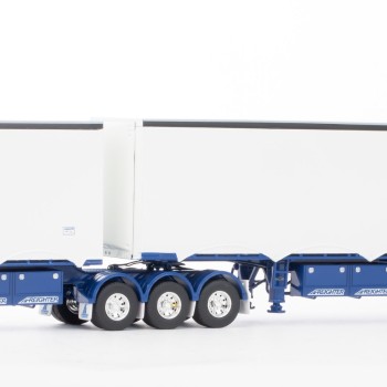 Drake ZT09202 - Australian MaxiTRANS Eziliner B Double Set White / Blue - Scale 1:50