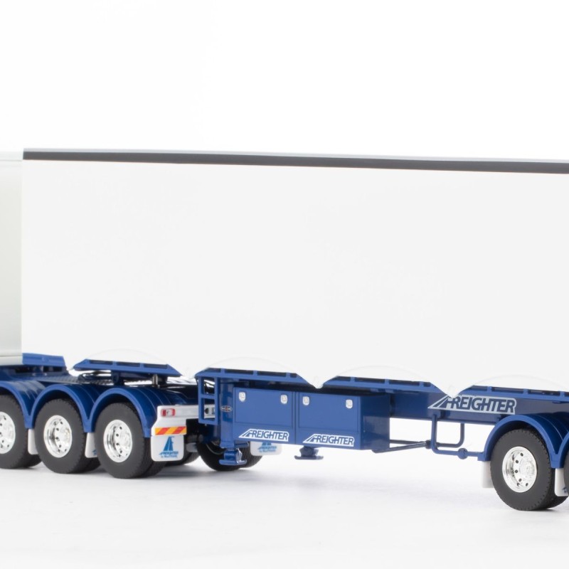 Drake ZT09202 - Australian MaxiTRANS Eziliner B Double Set White / Blue - Scale 1:50