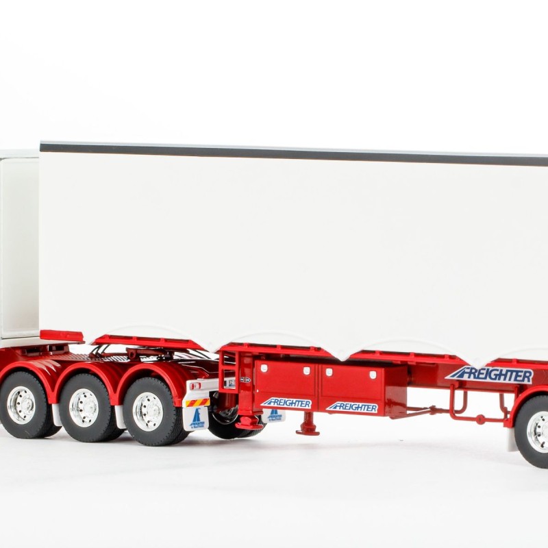 Drake ZT09207 - Australian MaxiTRANS Eziliner B Double Set White / Red - Scale 1:50