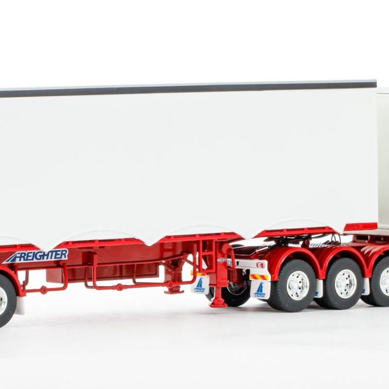 Drake ZT09207 - Australian MaxiTRANS Eziliner B Double Set White / Red - Scale 1:50