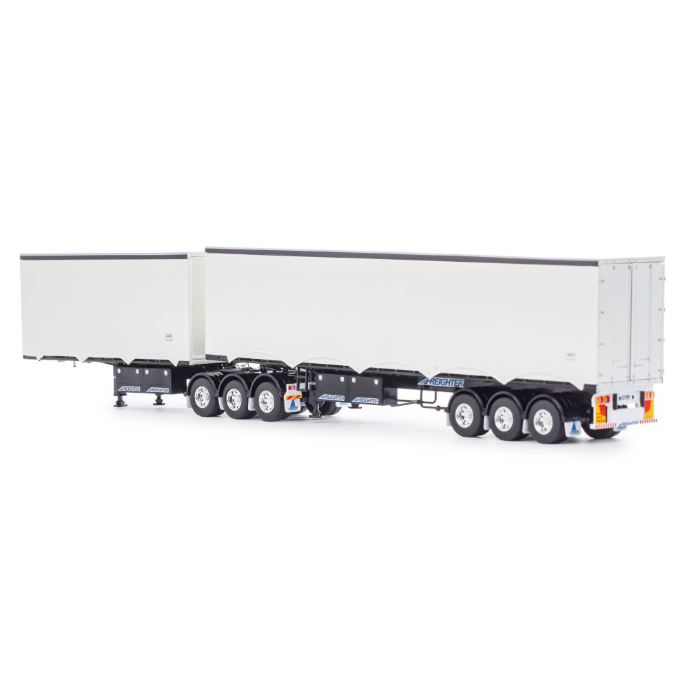 Drake ZT09215 - Australian MaxiTRANS Eziliner B Double Set Black / White - Scale 1:50 