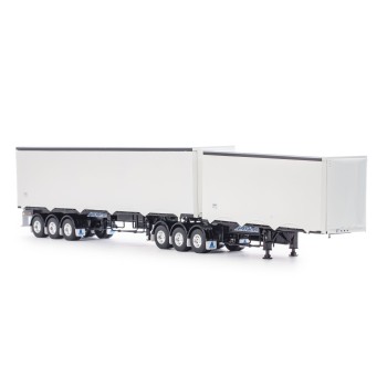 Drake ZT09215 - Australian MaxiTRANS Eziliner B Double Set Black / White - Scale 1:50 