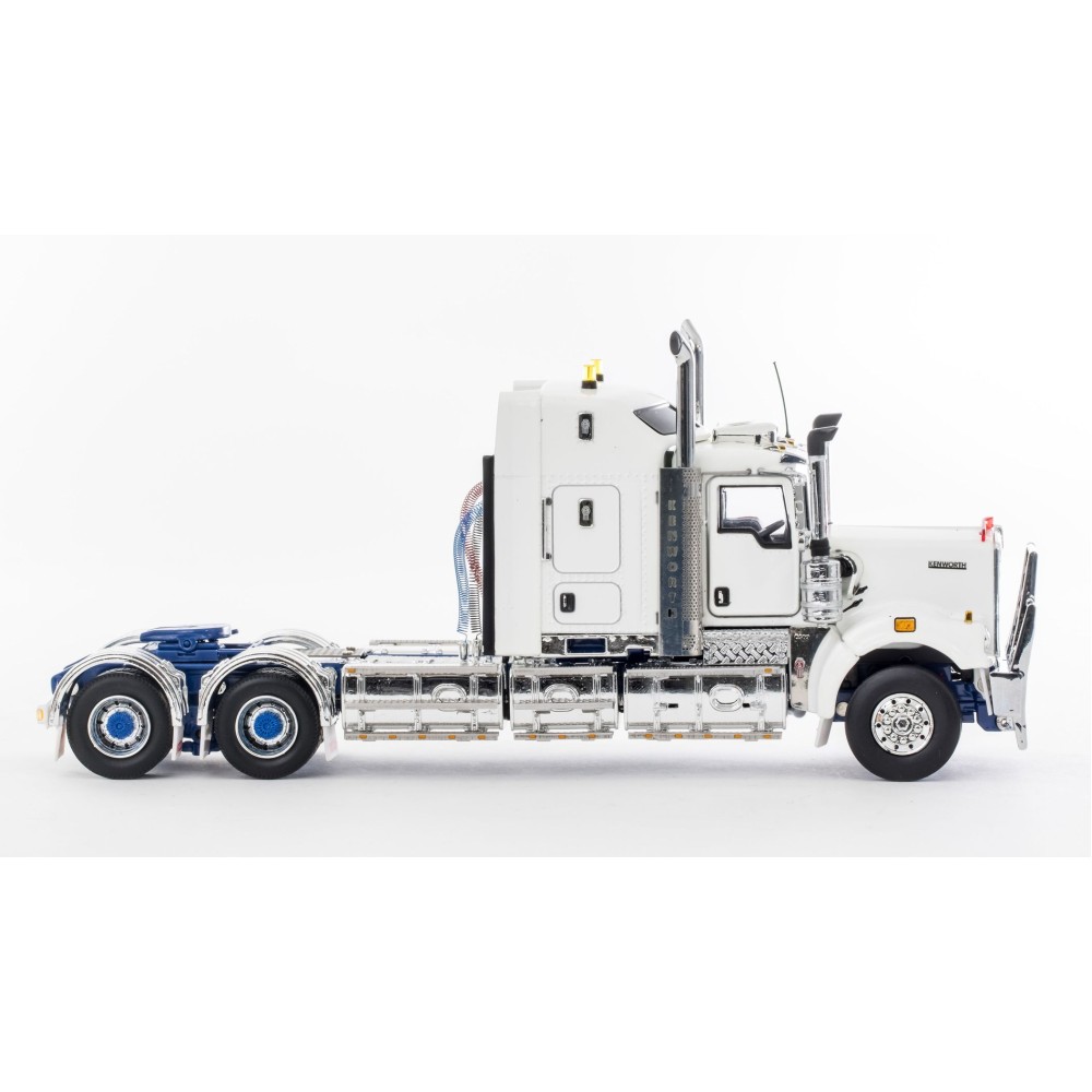 Drake Z01520 - Australian Kenworth C509 Prime Mover White Blue Chassis - Scale 1:50
