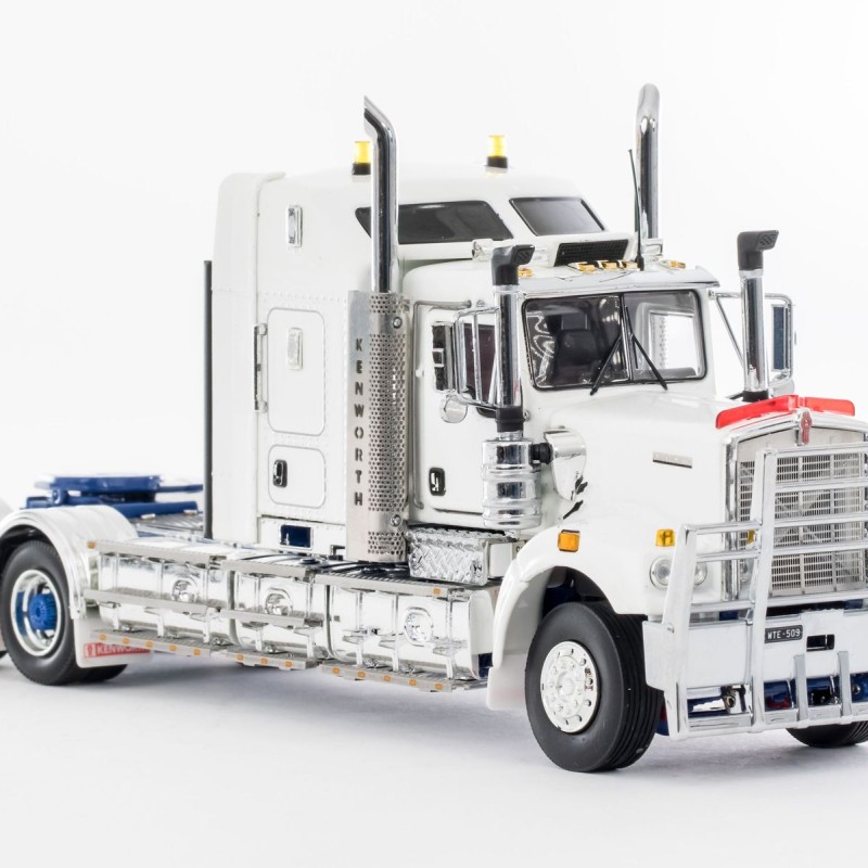 Drake Z01520 - Australian Kenworth C509 Prime Mover White Blue Chassis - Scale 1:50