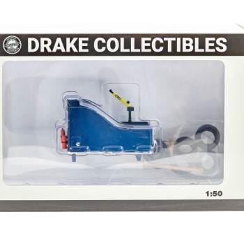 Drake Z021303 AUSTRALIAN BALLAST BOX ICE METALLIC BLUE DIECAST - Scale 1:50
