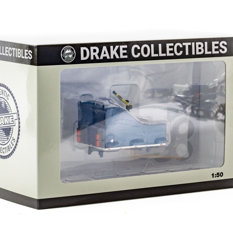 Drake Z021303 AUSTRALIAN BALLAST BOX ICE METALLIC BLUE DIECAST - Scale 1:50