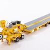 Drake ZT09073 AUSTRALIAN Heavy Haulage Drake 7x8 Steerable Trailer with 2x8 Dolly Chrome Yellow - Scale 1:50