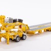 Drake ZT09073 AUSTRALIAN Heavy Haulage Drake 7x8 Steerable Trailer with 2x8 Dolly Chrome Yellow - Scale 1:50