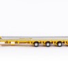 Drake ZT09073 AUSTRALIAN Heavy Haulage Drake 7x8 Steerable Trailer with 2x8 Dolly Chrome Yellow - Scale 1:50