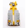 Drake ZT09073 AUSTRALIAN Heavy Haulage Drake 7x8 Steerable Trailer with 2x8 Dolly Chrome Yellow - Scale 1:50
