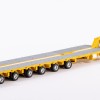 Drake ZT09073 AUSTRALIAN Heavy Haulage Drake 7x8 Steerable Trailer with 2x8 Dolly Chrome Yellow - Scale 1:50