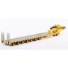 Drake ZT09073 AUSTRALIAN Heavy Haulage Drake 7x8 Steerable Trailer with 2x8 Dolly Chrome Yellow - Scale 1:50