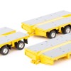 Drake ZT09073A AUSTRALIAN Heavy Haulage 7x8 Steerable Trailer 2x8 3x8 Clip Trailer Accessory Kit Crome Yellow - Scale 1:50