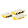 Drake ZT09073A AUSTRALIAN Heavy Haulage 7x8 Steerable Trailer 2x8 3x8 Clip Trailer Accessory Kit Crome Yellow - Scale 1:50