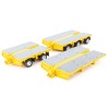 Drake ZT09073A AUSTRALIAN Heavy Haulage 7x8 Steerable Trailer 2x8 3x8 Clip Trailer Accessory Kit Crome Yellow - Scale 1:50