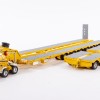 Drake ZT09073AB AUSTRALIAN Heavy Haulage Drake 7x8 Steerable Trailer with 2x8 Dolly & Accessory Set Chrome Yellow  - Scale 1:50