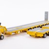 Drake ZT09073AB AUSTRALIAN Heavy Haulage Drake 7x8 Steerable Trailer with 2x8 Dolly & Accessory Set Chrome Yellow  - Scale 1:50