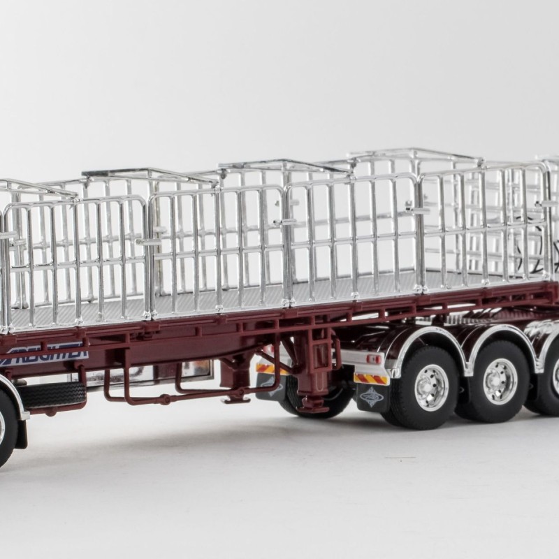 Drake ZT09227 AUSTRALIAN Maxitrans Freighter B Double Trailer Set Muscat - Scale 1:50 