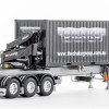 Drake ZT09245 AUSTRALIAN O’Phee BoxLoader Side Loading Trailer with Container - O’Phee Corporate Colours - Scale 1:50