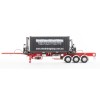 Drake ZT09247 AUSTRALIAN O’Phee BoxLoader Side Loading Trailer with Container - Red - Scale 1:50