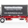 Drake ZT09247 AUSTRALIAN O’Phee BoxLoader Side Loading Trailer with Container - Red - Scale 1:50