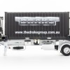 Drake ZT09248 AUSTRALIAN O’Phee BoxLoader Side Loading Trailer with Container - White - Scale 1:50