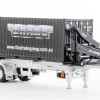 Drake ZT09248 AUSTRALIAN O’Phee BoxLoader Side Loading Trailer with Container - White - Scale 1:50