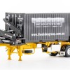 Drake ZT09249 AUSTRALIAN O’Phee BoxLoader Side Loading Trailer with Container - Yellow - Scale 1:50