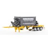 Drake ZT09249 AUSTRALIAN O’Phee BoxLoader Side Loading Trailer with Container - Yellow - Scale 1:50