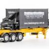 Drake ZT09249 AUSTRALIAN O’Phee BoxLoader Side Loading Trailer with Container - Yellow - Scale 1:50