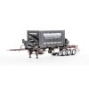 Drake ZT09250 AUSTRALIAN O’Phee BoxLoader Side Loading Trailer with Container - Burgundy - Scale 1:50
