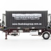 Drake ZT09250 AUSTRALIAN O’Phee BoxLoader Side Loading Trailer with Container - Burgundy - Scale 1:50