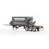 Drake ZT09250 AUSTRALIAN O’Phee BoxLoader Side Loading Trailer with Container - Burgundy - Scale 1:50