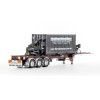 Drake ZT09250 AUSTRALIAN O’Phee BoxLoader Side Loading Trailer with Container - Burgundy - Scale 1:50