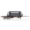 Drake ZT09250 AUSTRALIAN O’Phee BoxLoader Side Loading Trailer with Container - Burgundy - Scale 1:50