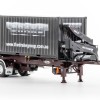 Drake ZT09250 AUSTRALIAN O’Phee BoxLoader Side Loading Trailer with Container - Burgundy - Scale 1:50