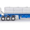 Drake ZT09253 AUSTRALIAN Maxitrans Freighter B Double Trailer Set Metallic Blue - Scale 1:50