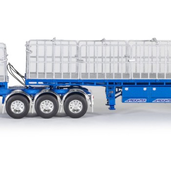 Drake ZT09253 AUSTRALIAN Freighter B Double Trailer Set Metallic Blue - Scale 1:50