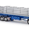 Drake ZT09253 AUSTRALIAN Maxitrans Freighter B Double Trailer Set Metallic Blue - Scale 1:50