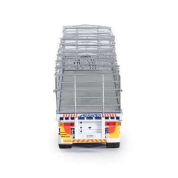 Drake ZT09253 AUSTRALIAN Maxitrans Freighter B Double Trailer Set Metallic Blue - Scale 1:50