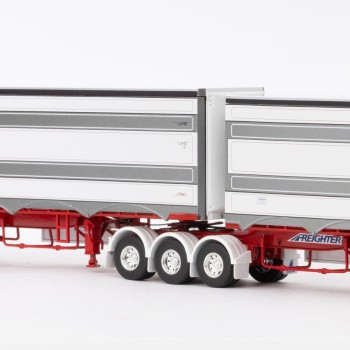 Drake ZT09256 - Australian MaxiTRANS Eziliner B Double Set Bowers Heavy Haulage - Scale 1:50