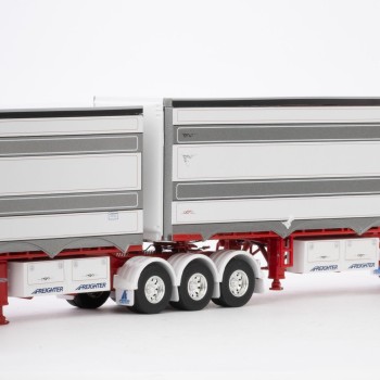 Drake ZT09256 - Australian MaxiTRANS Eziliner B Double Set Bowers Heavy Haulage - Scale 1:50