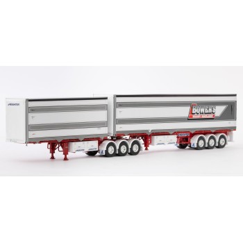 Drake ZT09256 - Australian MaxiTRANS Eziliner B Double Set Bowers Heavy Haulage - Scale 1:50