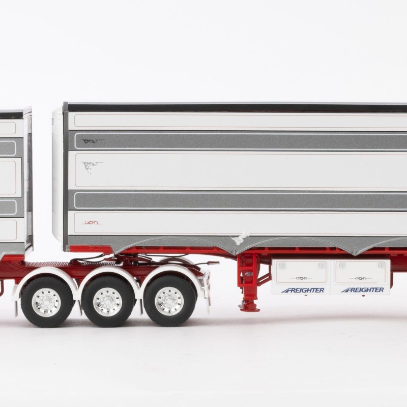 Drake ZT09256 - Australian MaxiTRANS Eziliner B Double Set Bowers Heavy Haulage - Scale 1:50