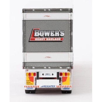 Drake ZT09256 - Australian Freighter Eziliner B Double Set Bowers Heavy Haulage - Scale 1:50